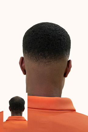 NewFade Urbane hair unit: back view